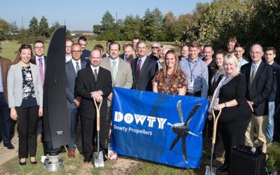 Dowty Propellers breaks ground at new Gloucester facility